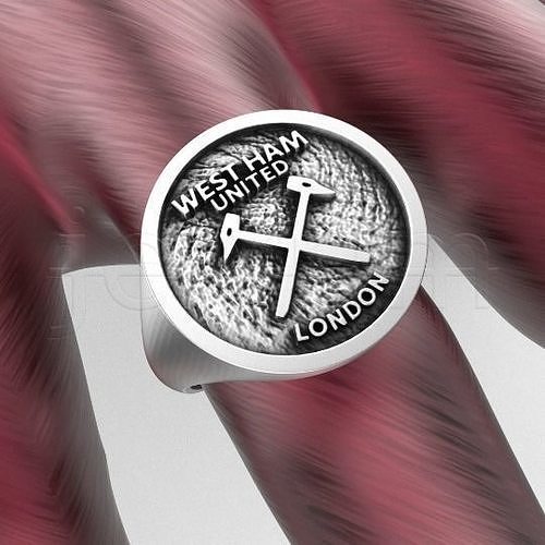 West Ham United FC Ring England Football  3D print model