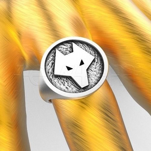 Wolverhampton Wanderers FC Ring England Football  3D print model