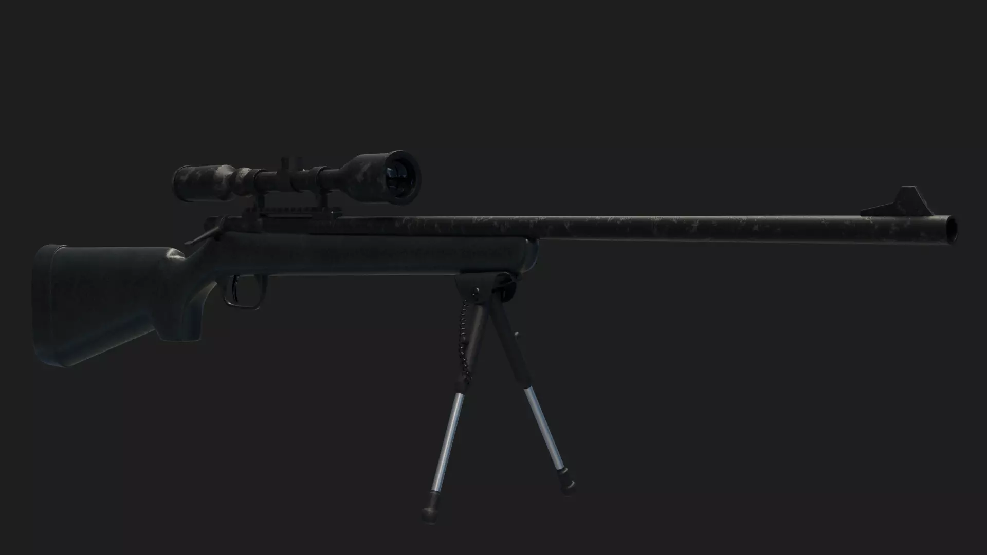 Sniper Rifle 3D model