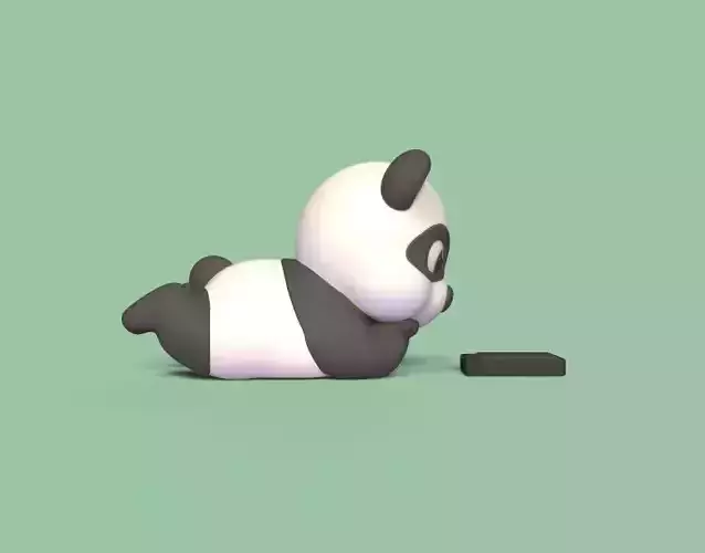 Panda Phone 3D print model