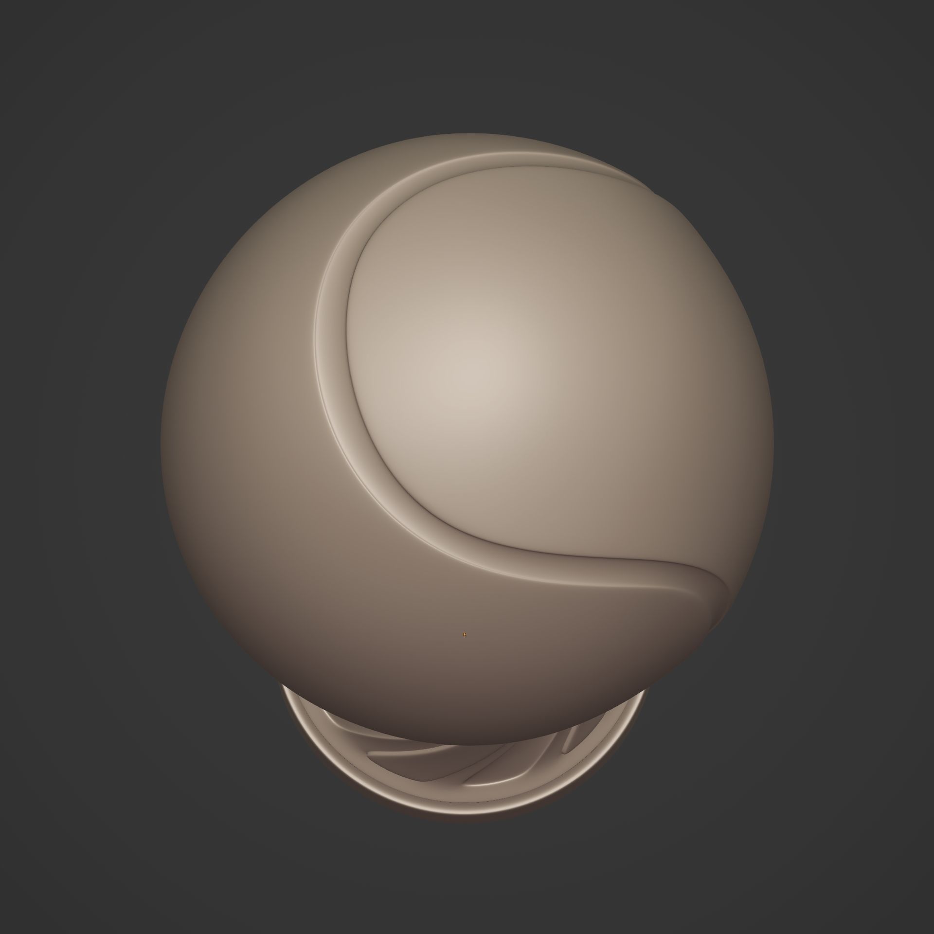 Tennis Trophy -- Original Design -- Ready for 3D Printing 3D print model_12