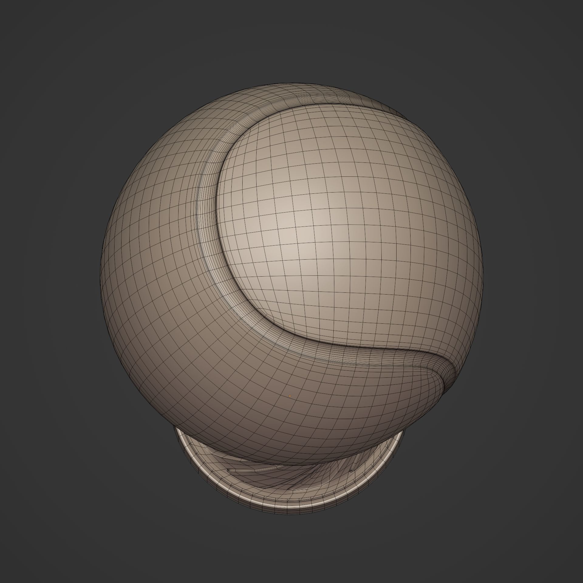 Tennis Trophy -- Original Design -- Ready for 3D Printing 3D print model_13