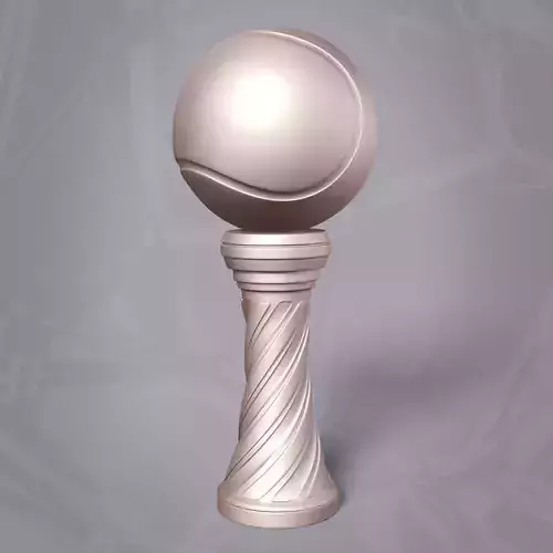 Tennis Trophy -- Original Design -- Ready for 3D Printing 3D print model