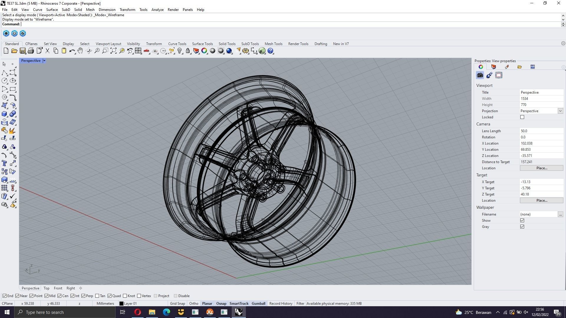 Volk Rays TE37SL 3D model_10