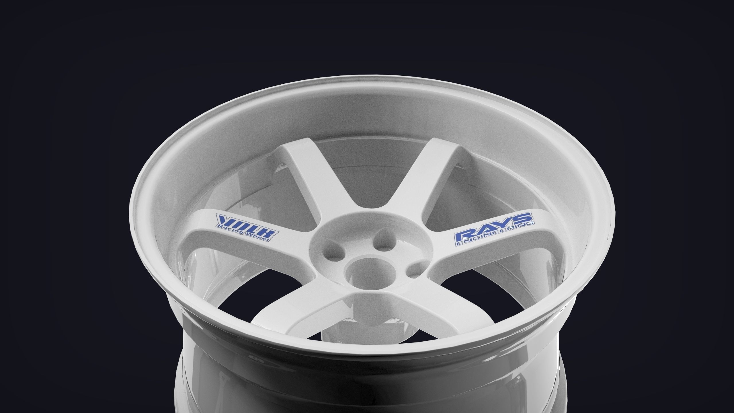 Volk Rays TE37SL 3D model_3