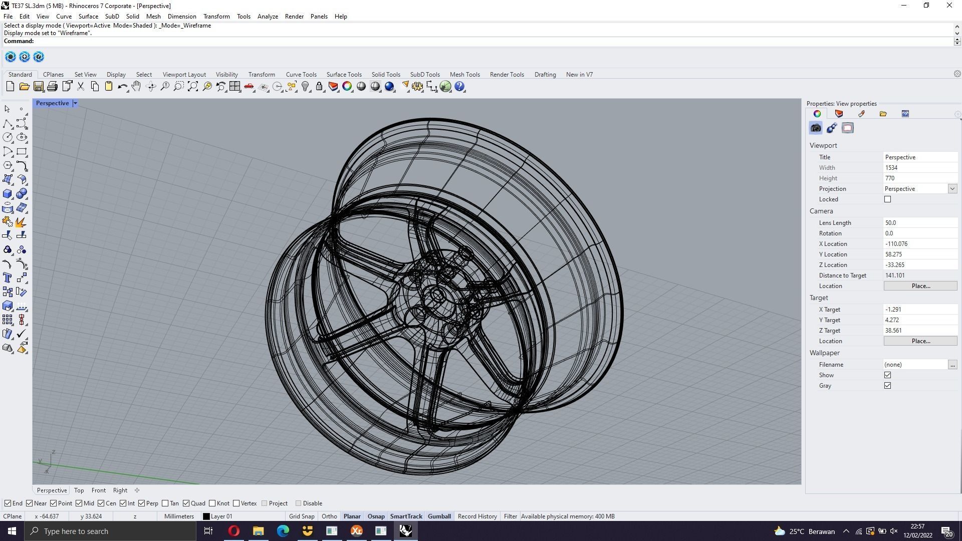 Volk Rays TE37SL 3D model_12