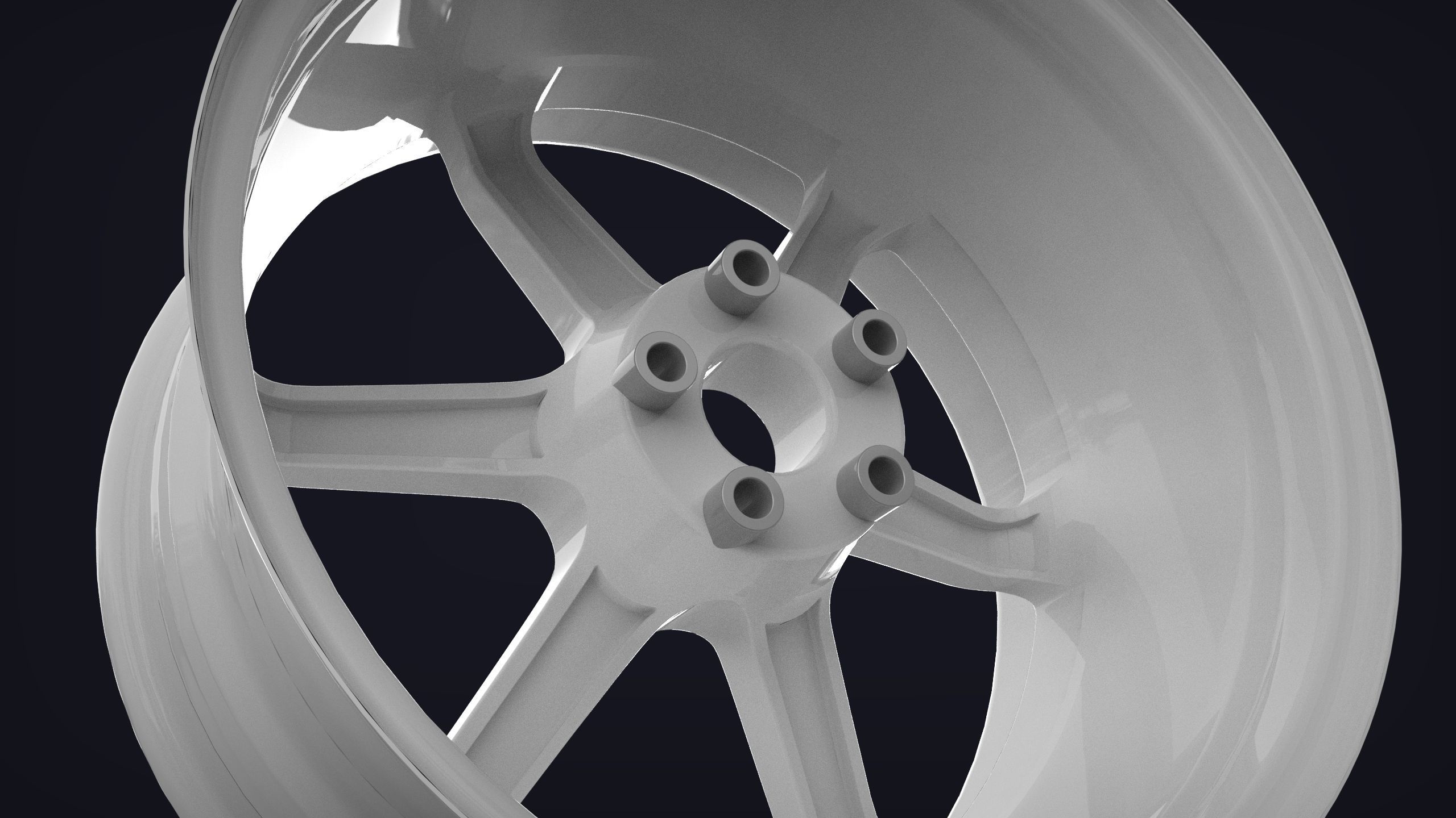 Volk Rays TE37SL 3D model_4