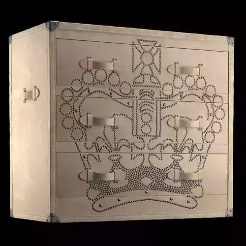 Chest of Drawers Andrew Martin Crown 3D model