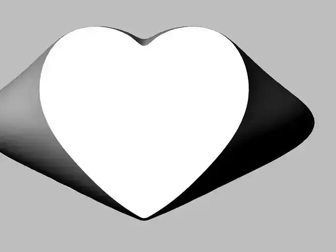 1 ton13 us sizes Heart signet ring stl verified 3D print model