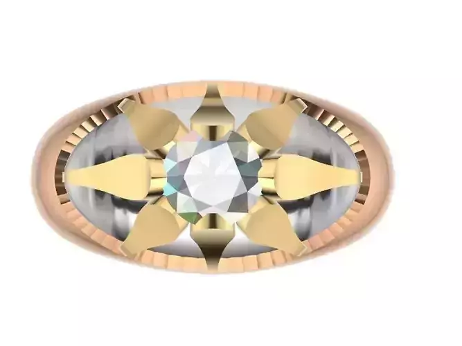 flower petal ring stl verified 