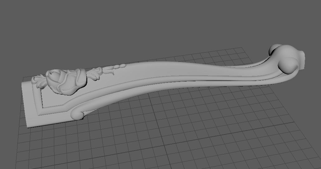 leg High quality 3d models for processing on a cnc machine  3D model_2