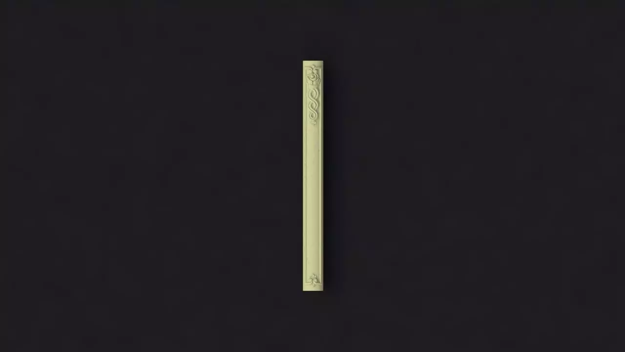 leg High quality 3d models for processing on a cnc machine 3D model