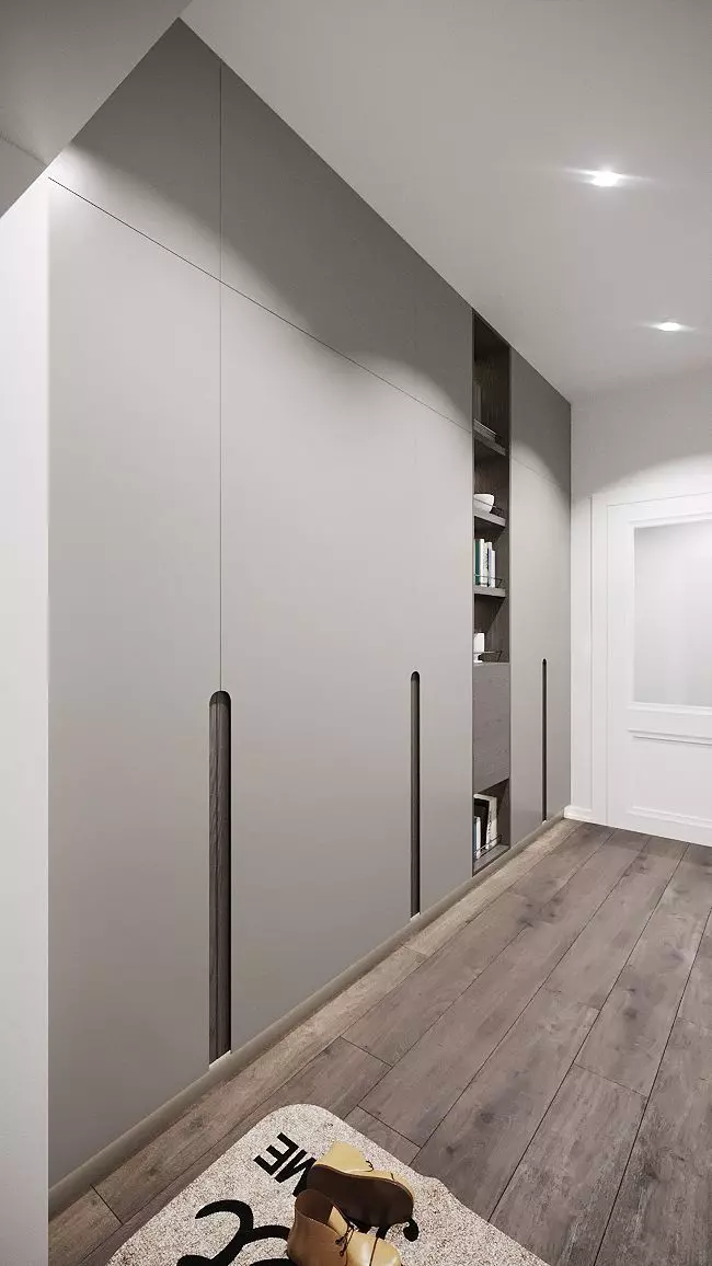 Hallway White 2017 3D Scene 3D model