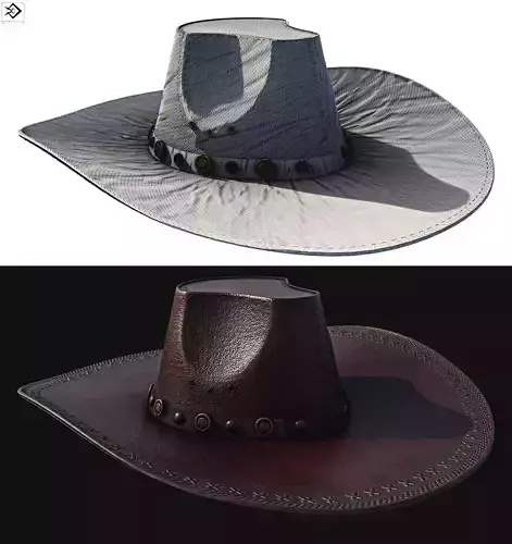Cowboy  Hat  2 Types