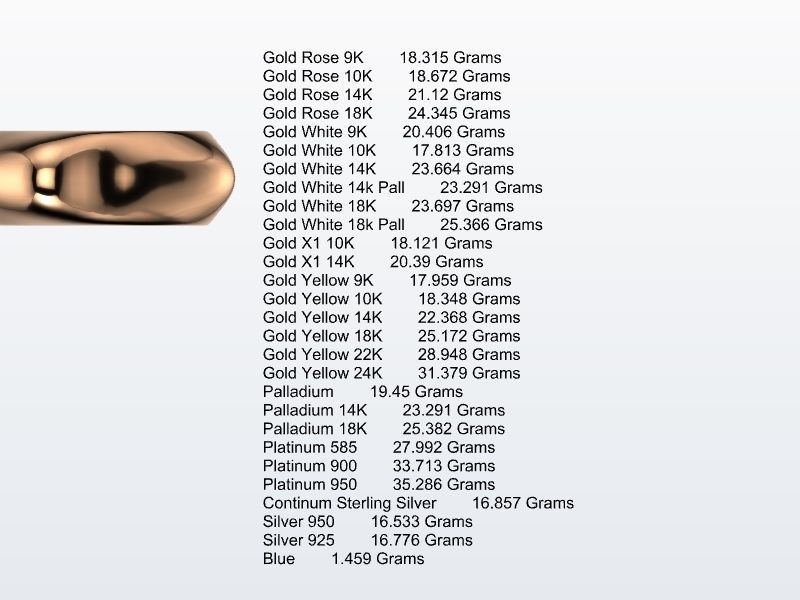 1 to 13 US sizes Modern Organic ring stl verified 3D print model_9
