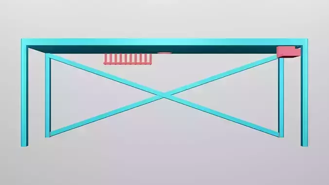 Gaming Desk  3D model