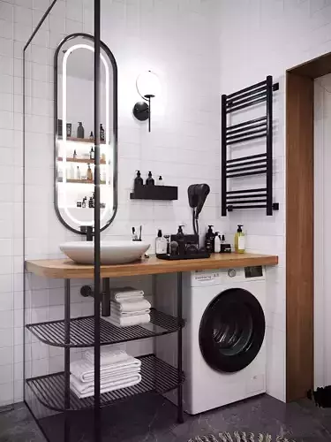 Toilet Black and White 3D Scenes 3D model