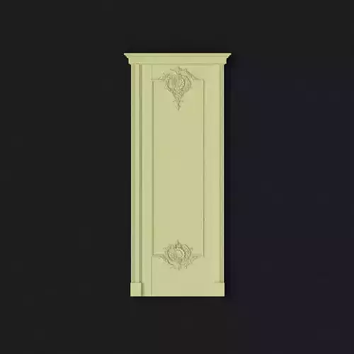 door stl ornately carved