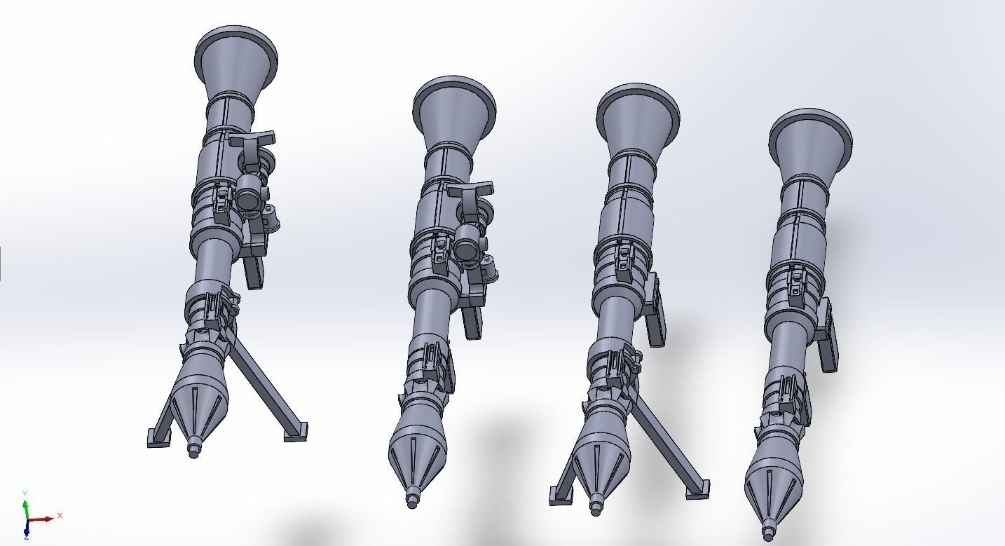 RPG-7 Light pack 3D print model_4