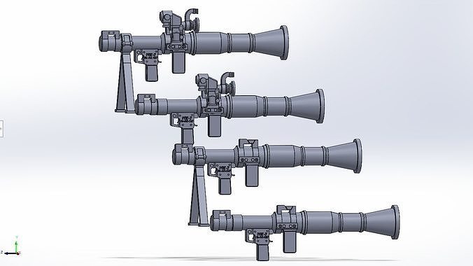 RPG-7 Light pack 3D print model