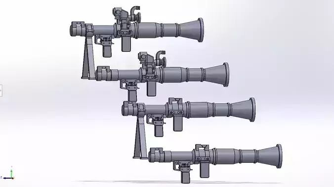 RPG-7 Light pack 3D print model