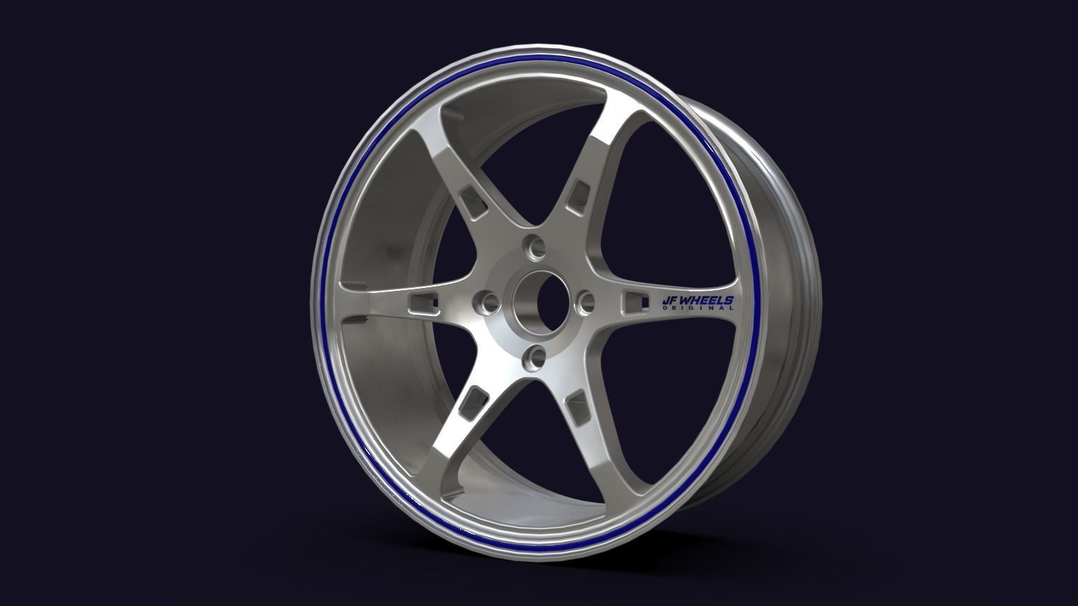 Lenso Project D 6 Spokes 3D model_8