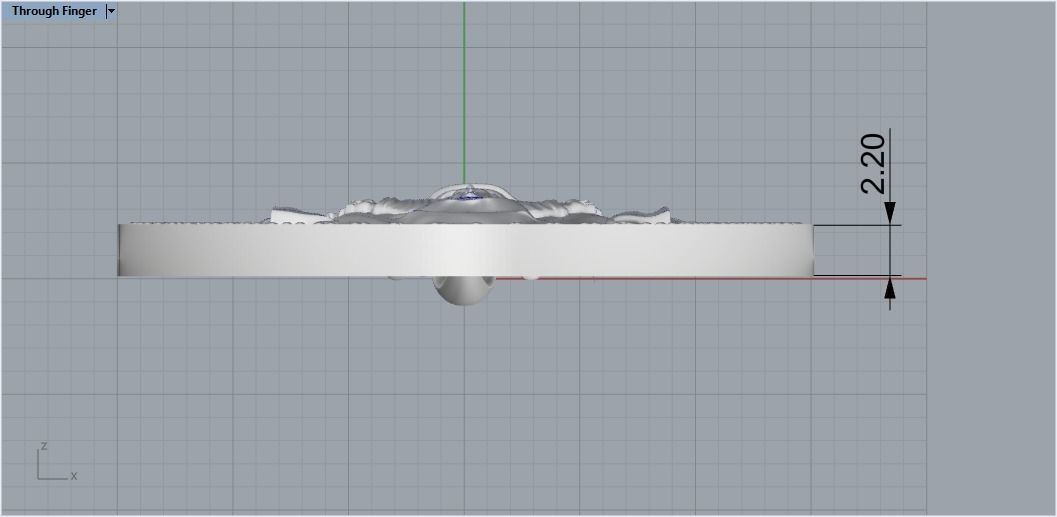 Virgin Mary pendant 135 3D print model_5