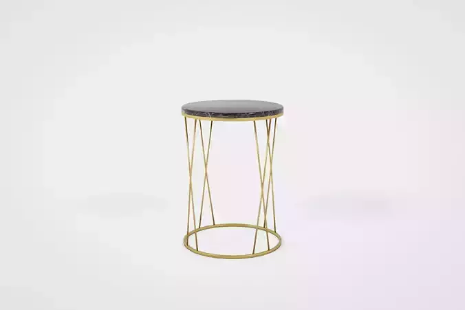 Small Table Low-poly 3D model