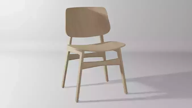 SOBORG WOOD BASE CHAIR