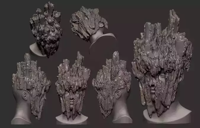 Candle Mask 3D Printing Halloween Stl Files Cosplay 