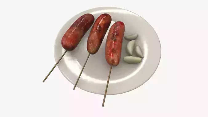 Asia food Sausage
