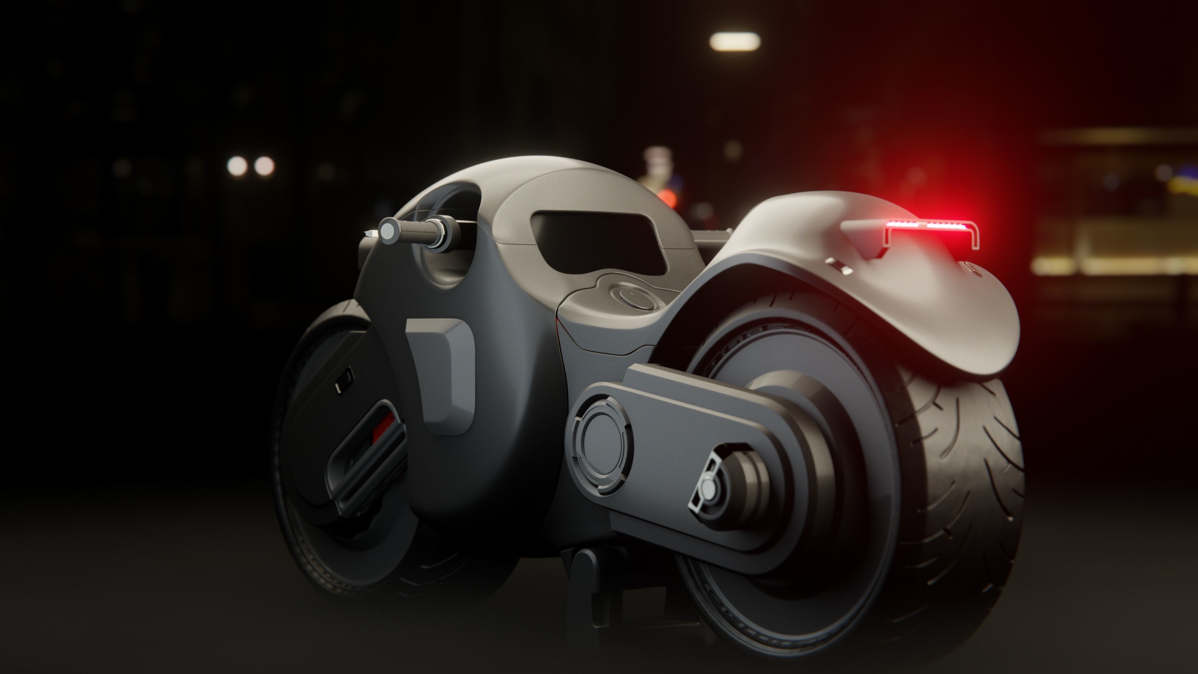 Concept Bike Motorcycle 3D model_11