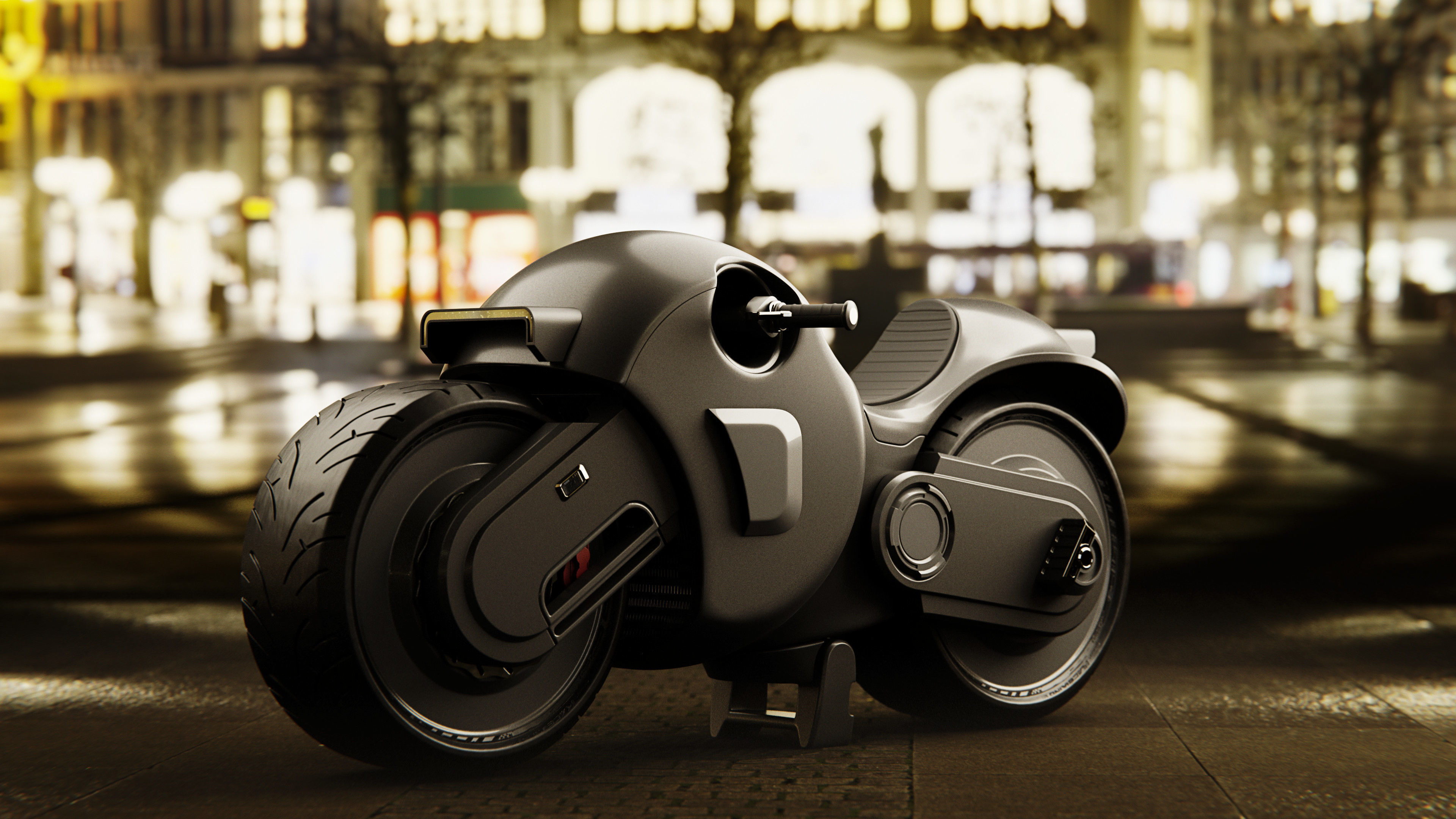 Concept Bike Motorcycle 3D model_2