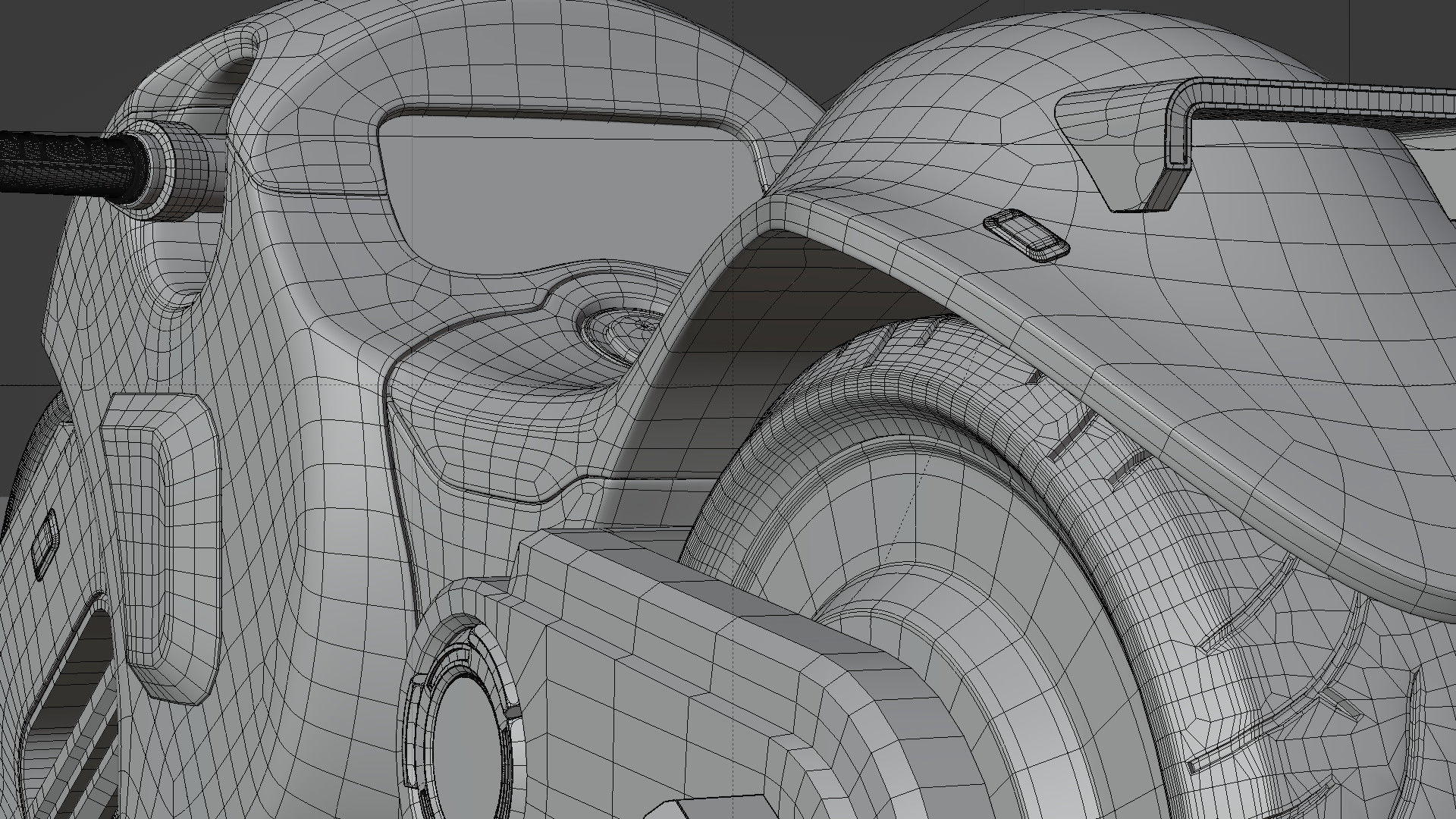 Concept Bike Motorcycle 3D model_5