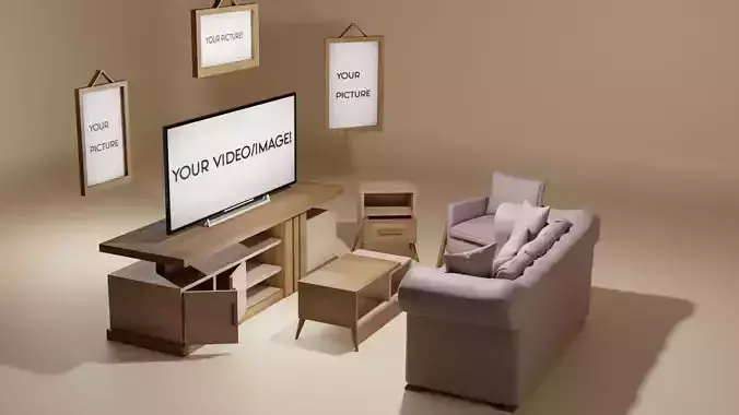 KIT - Modern Living Room -Adjustable Doors- Alex Jun