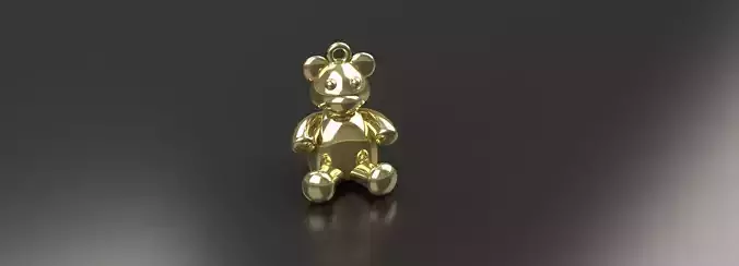 Bear Charm Gold Silver Platinum Jewelry Bracelet