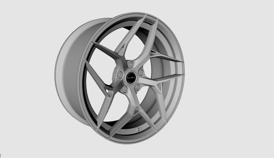 Wheels Brixton PF5 3D model_2