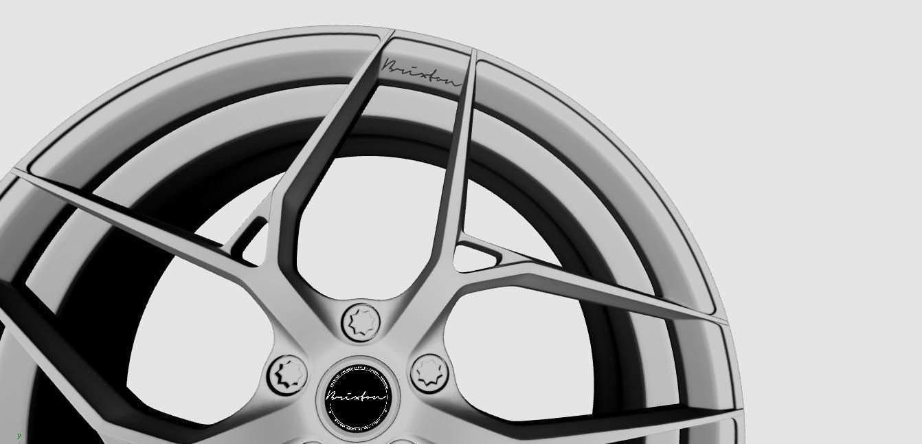 Wheels Brixton PF5 3D model_4