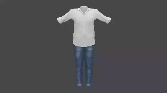 Realistic Human Cloth 3D