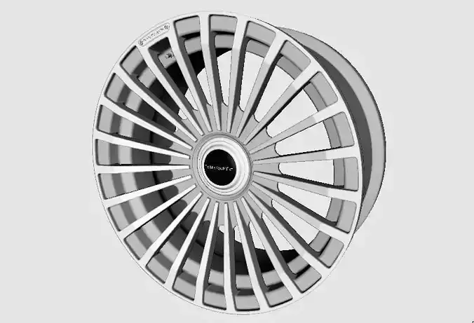 Wheels Mansory FS  23 3D model