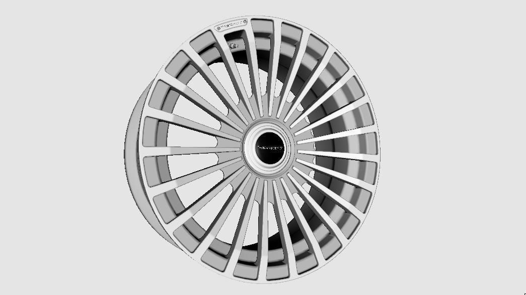 Wheels Mansory FS  23 3D model_1