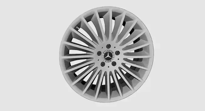 Wheels mercedes maybach S 500 3D model