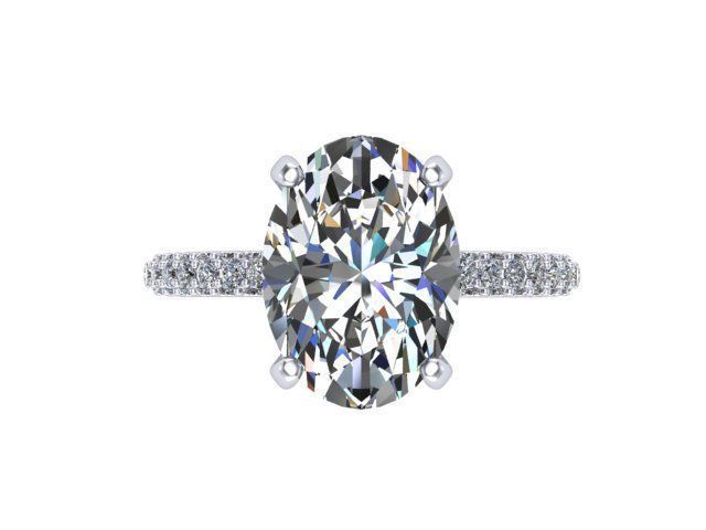 OV Hidden Halo Ring 3D print model_2