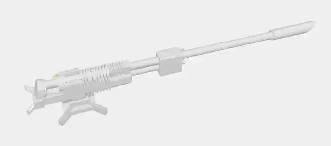 Laser Cannon with Mount