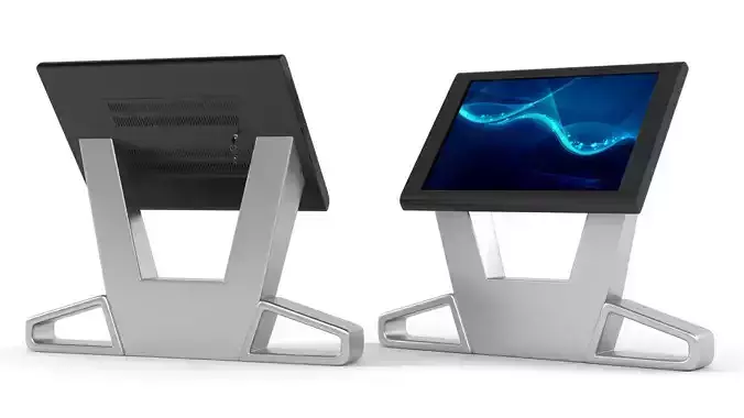 Electronic Kiosk 3D model