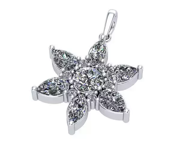Star Diamond Pendant 