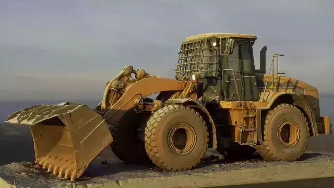 Imposing Loader 3D asset