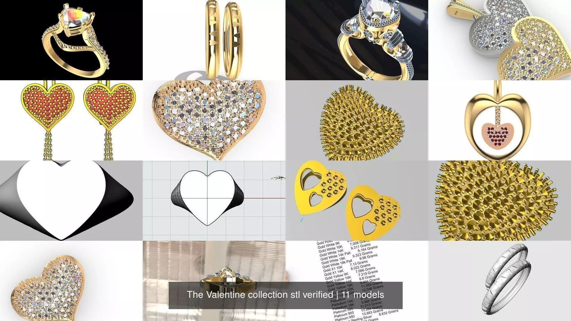 The Valentine collection stl verified _0