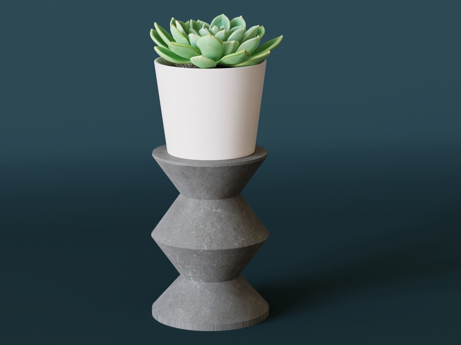 pedestal 13  3D print model_1