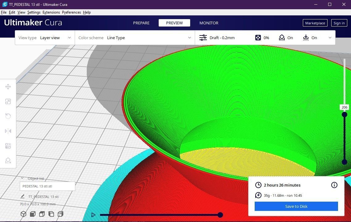 pedestal 13  3D print model_10
